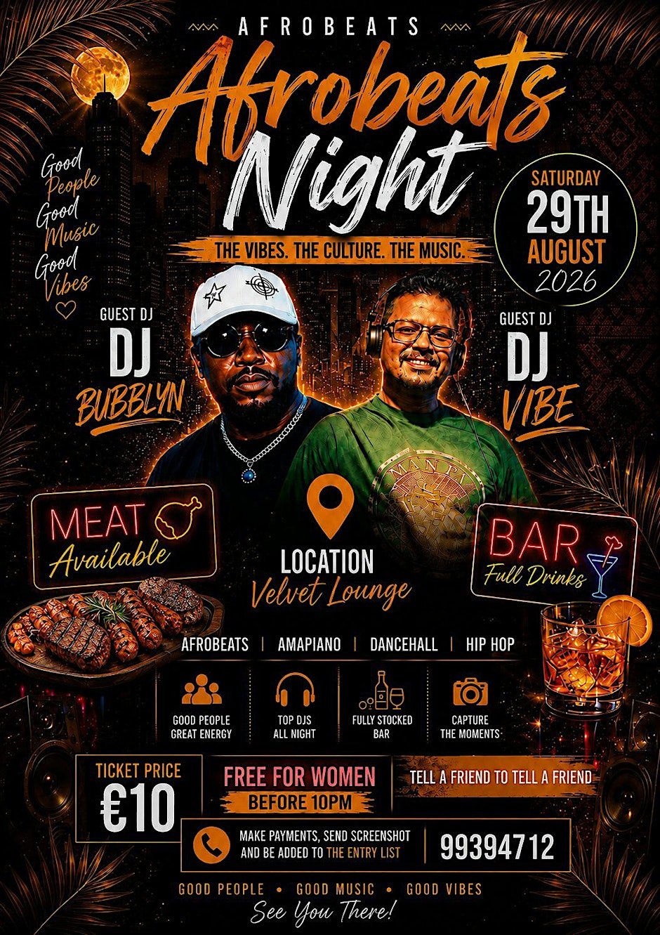 Afrobeats N’ Mingle (Afrobeats Night)