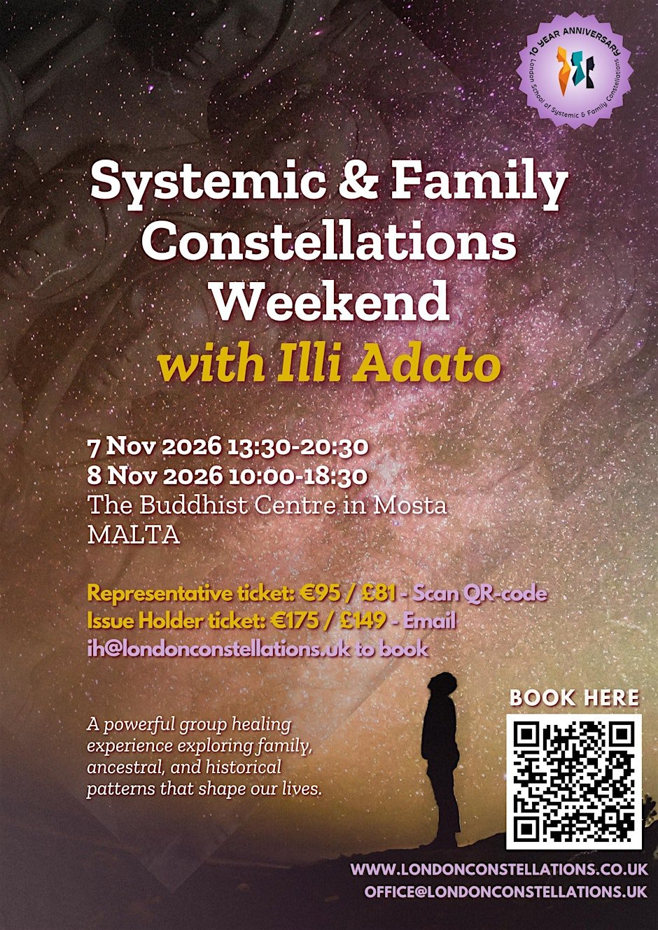 Systemic & Family Constellations Weekend with Illi Adato | Malta