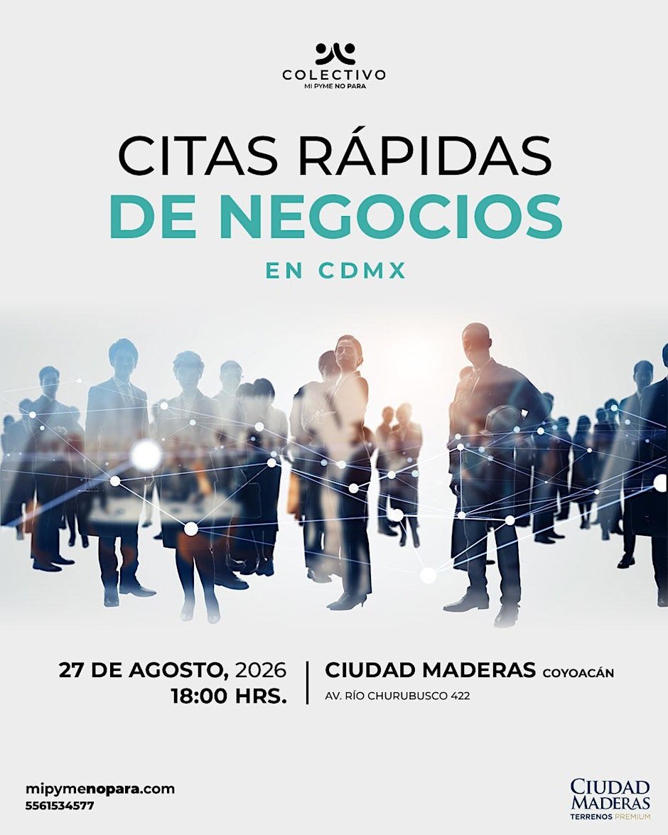 Networking: Citas Rápidas de Negocios con CEOs y Directivos (CDMX)