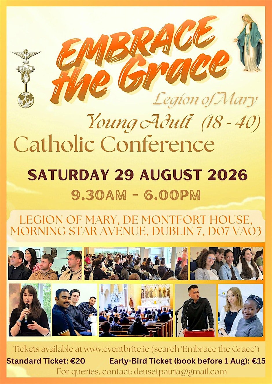 Embrace the Grace - Young Adult Catholic Conference (Ages 18 - 40)