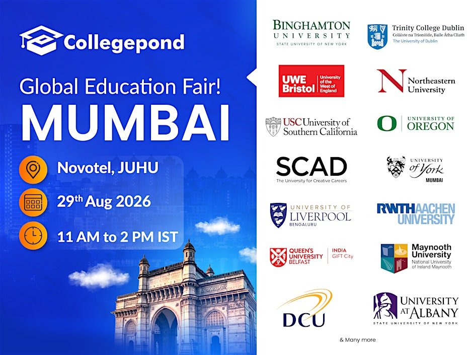 Collegepond's Global Education Fair - Mumbai 2026