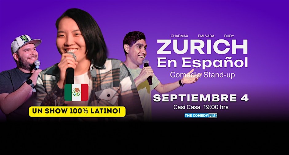 Zúrich en Español #10 - Show de comedia stand-up | con Emi Vada y Chadmax