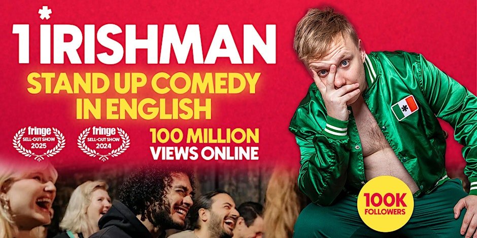 1 Irishman in Riga | A stand-up comedy show in English | 7PM