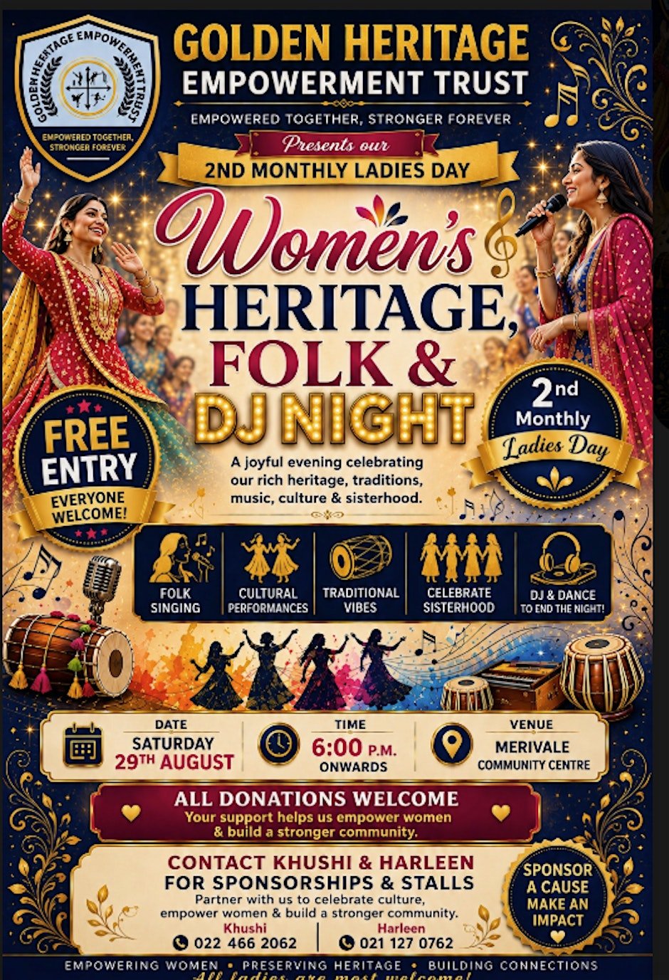 Women Heritage Folk & DJ night