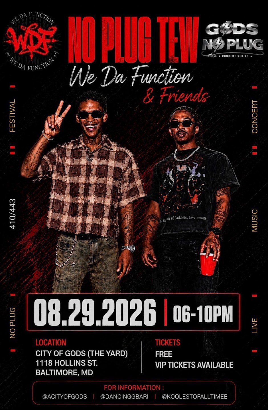 NO PLUG CONCERT