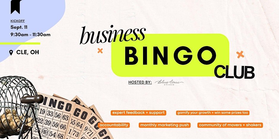 Business Bingo with Blue Loui Studio