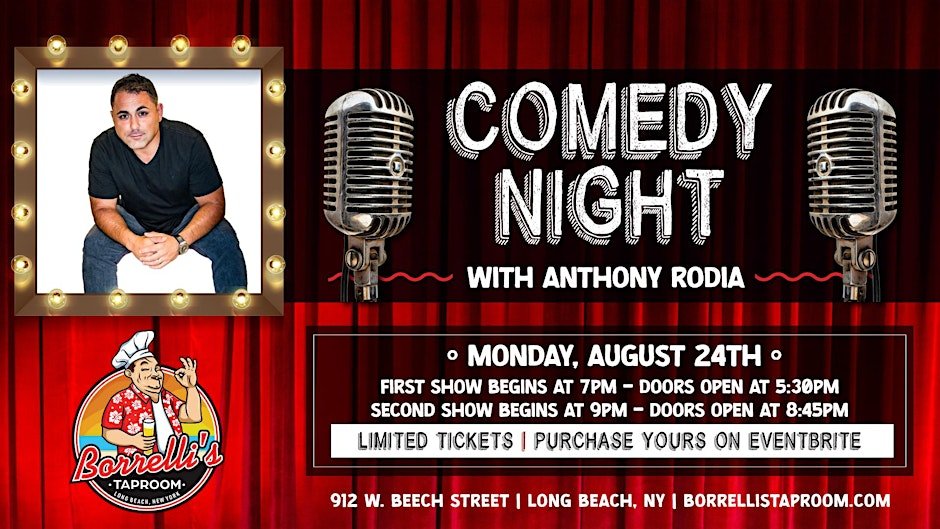 Anthony Rodia Comedy Night @Borrelli's Taproom