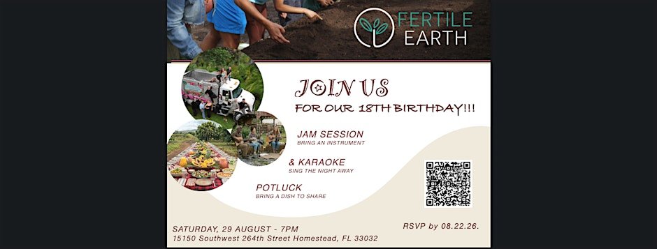 Fertile Earth's 18th Birthday Party!