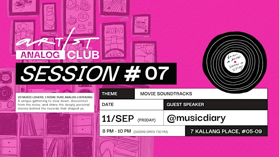 ART/ST Analog Club - Session #07 (Movie Soundtracks)