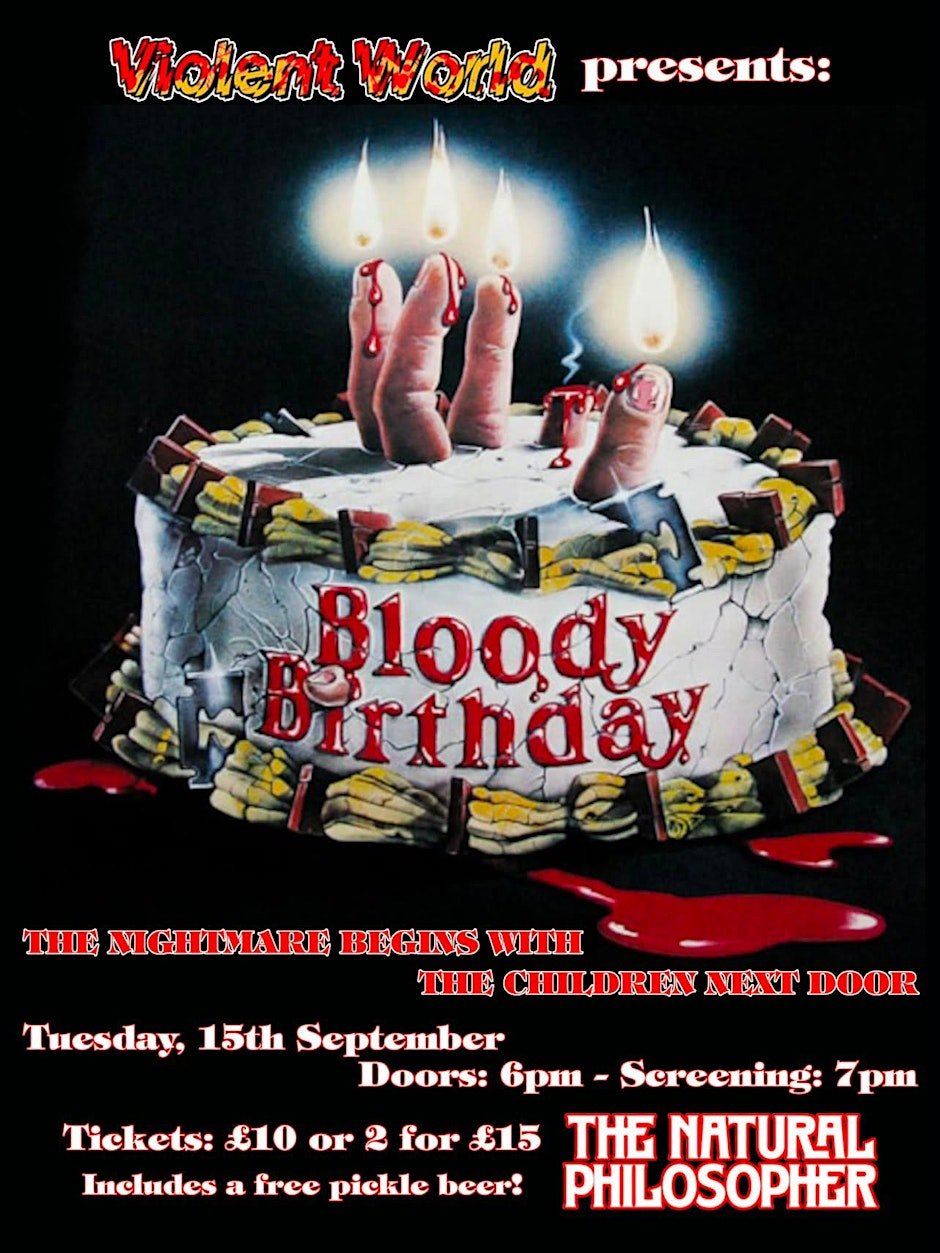 Violent World: Bloody Birthday Film Screening