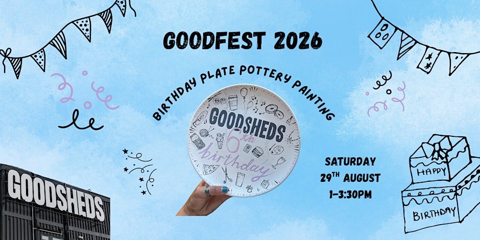 Goodfest: Birthday Plate Pottery Painting