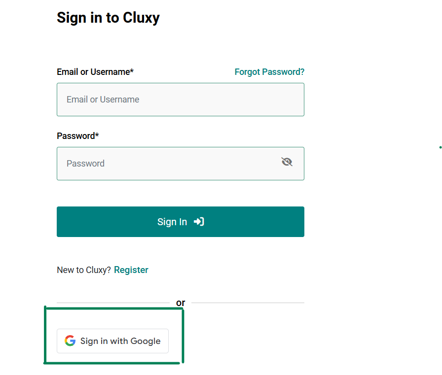 How To Register with Google one-click?